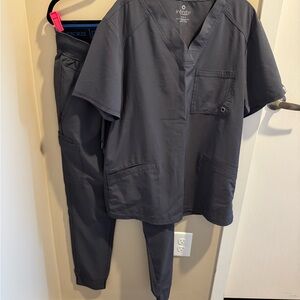 Cherokee Charcoal Scrub Set